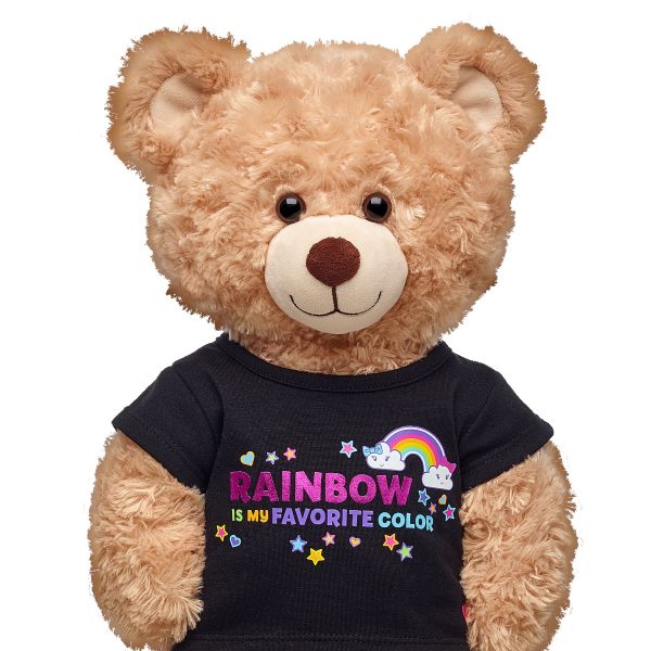 BUILD-A-BEAR Vaatteet t-paita Rainbow is my favorite color - Image 2