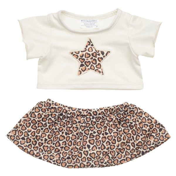 BUILD-A-BEAR Vaatteet hamesetti, leopardikuosi