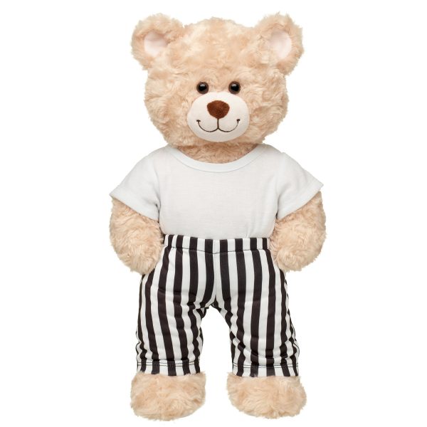 BUILD-A-BEAR Vaatteet housut, mustavalkoraidalliset - Image 2