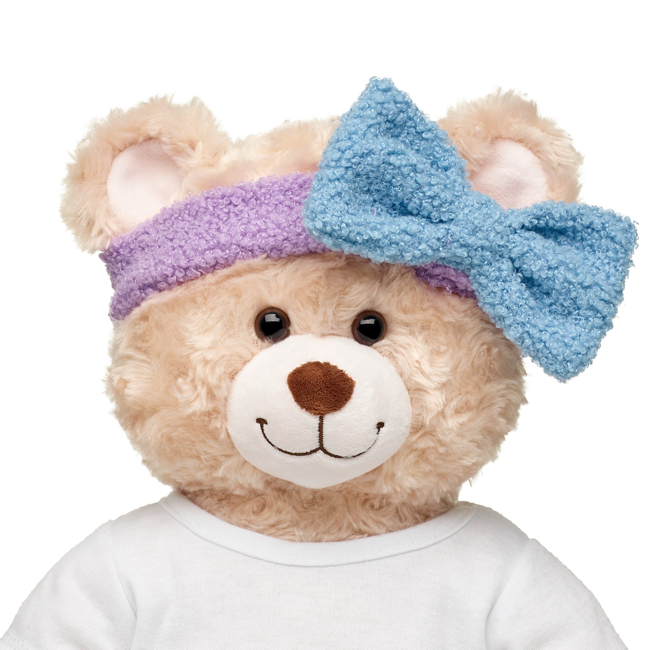 BUILD-A-BEAR Accessories blue bow sherpa headband - Image 2
