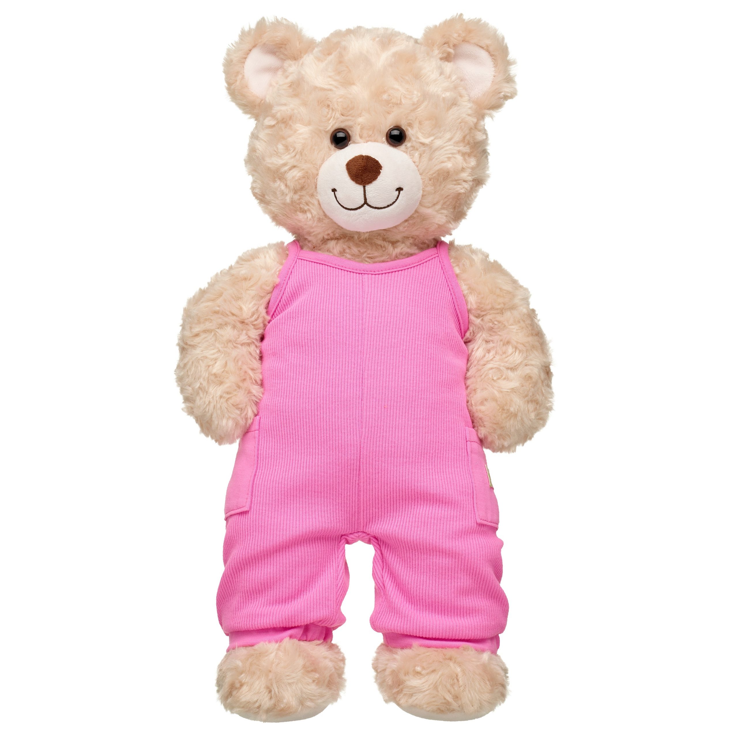 BUILD-A-BEAR Clothes pink ribbed jumpsuit - Image 2