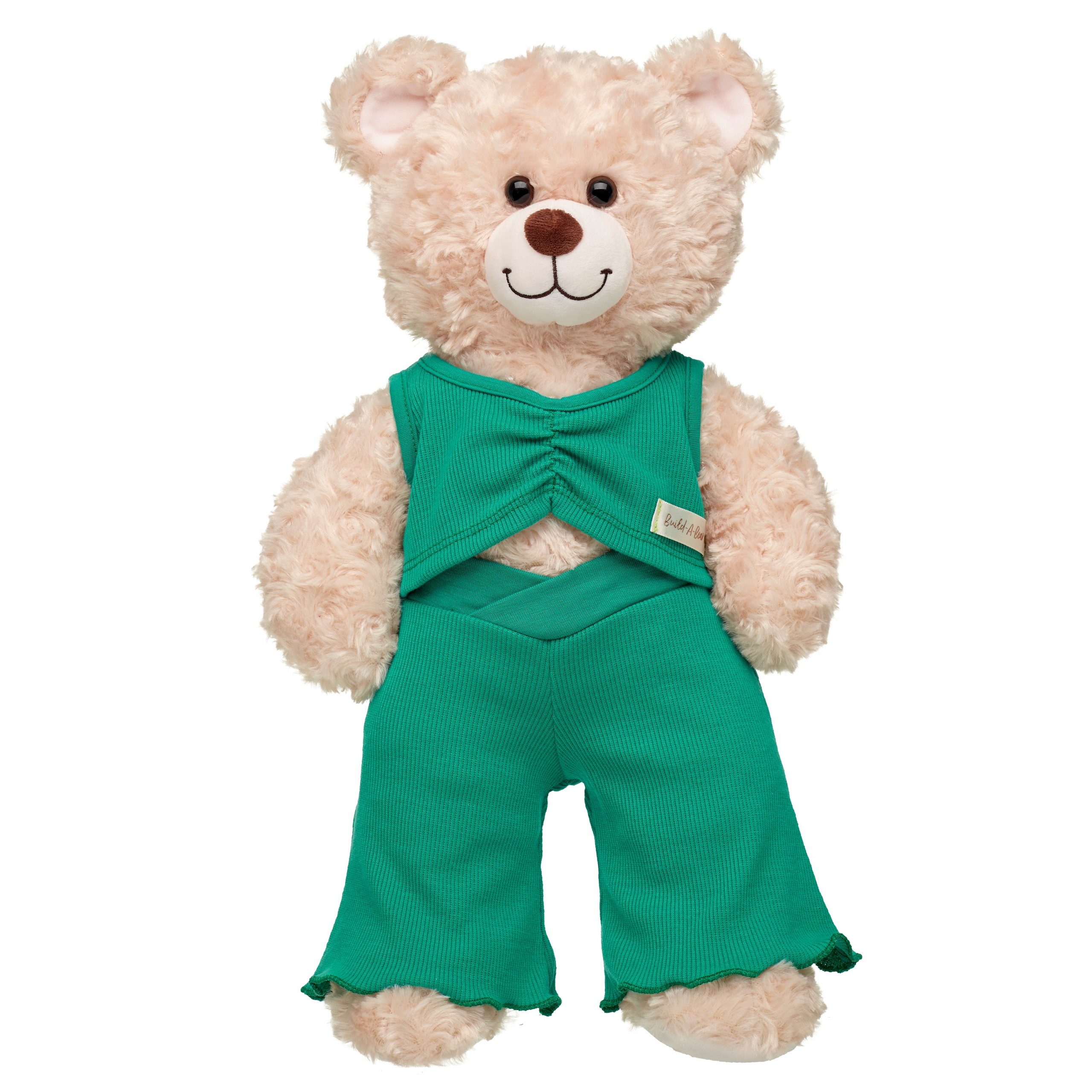 BUILD-A-BEAR Clothes green 2pc flare set - Image 2