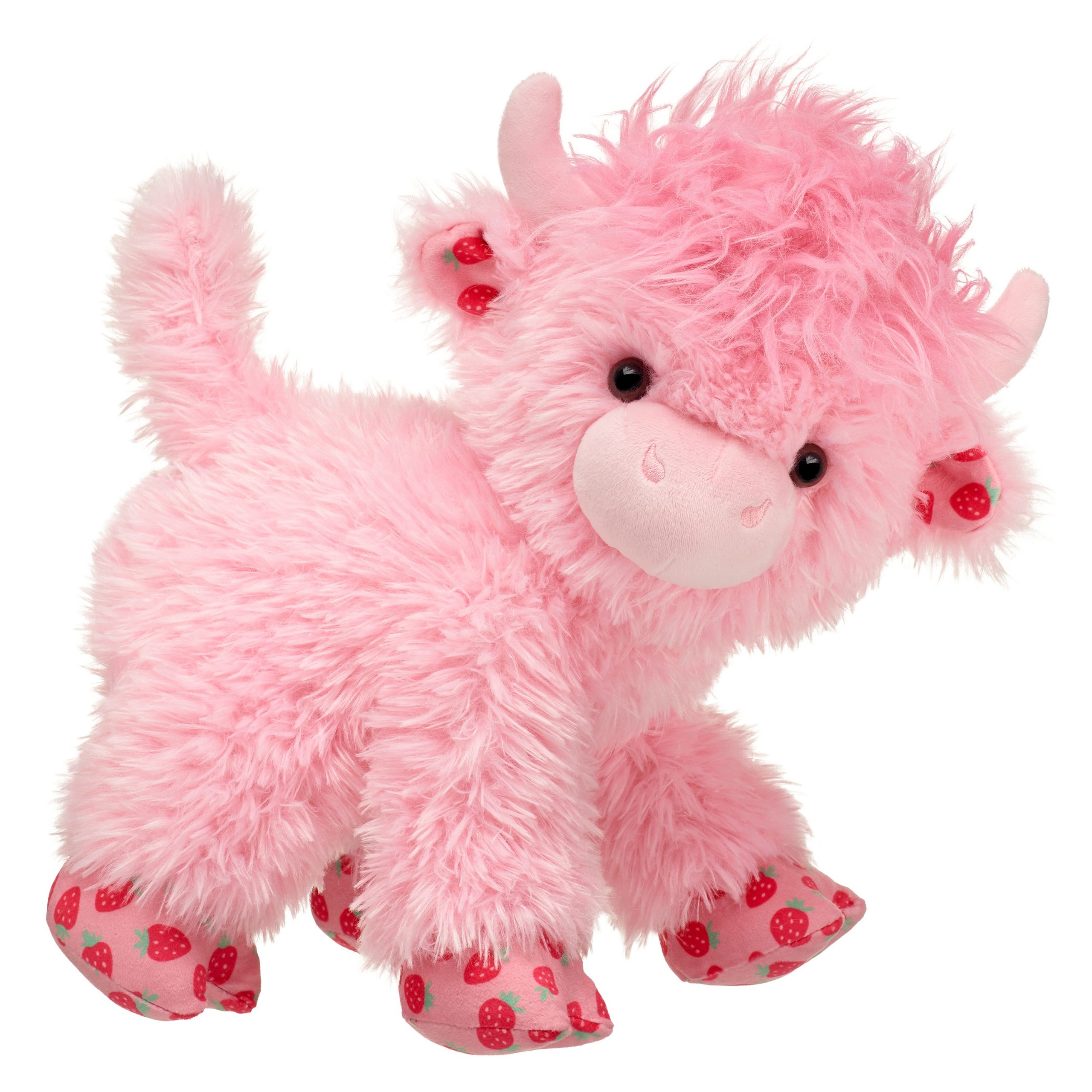 BUILD-A-BEAR plush toy strawberry highland cow 40 cm - Image 2