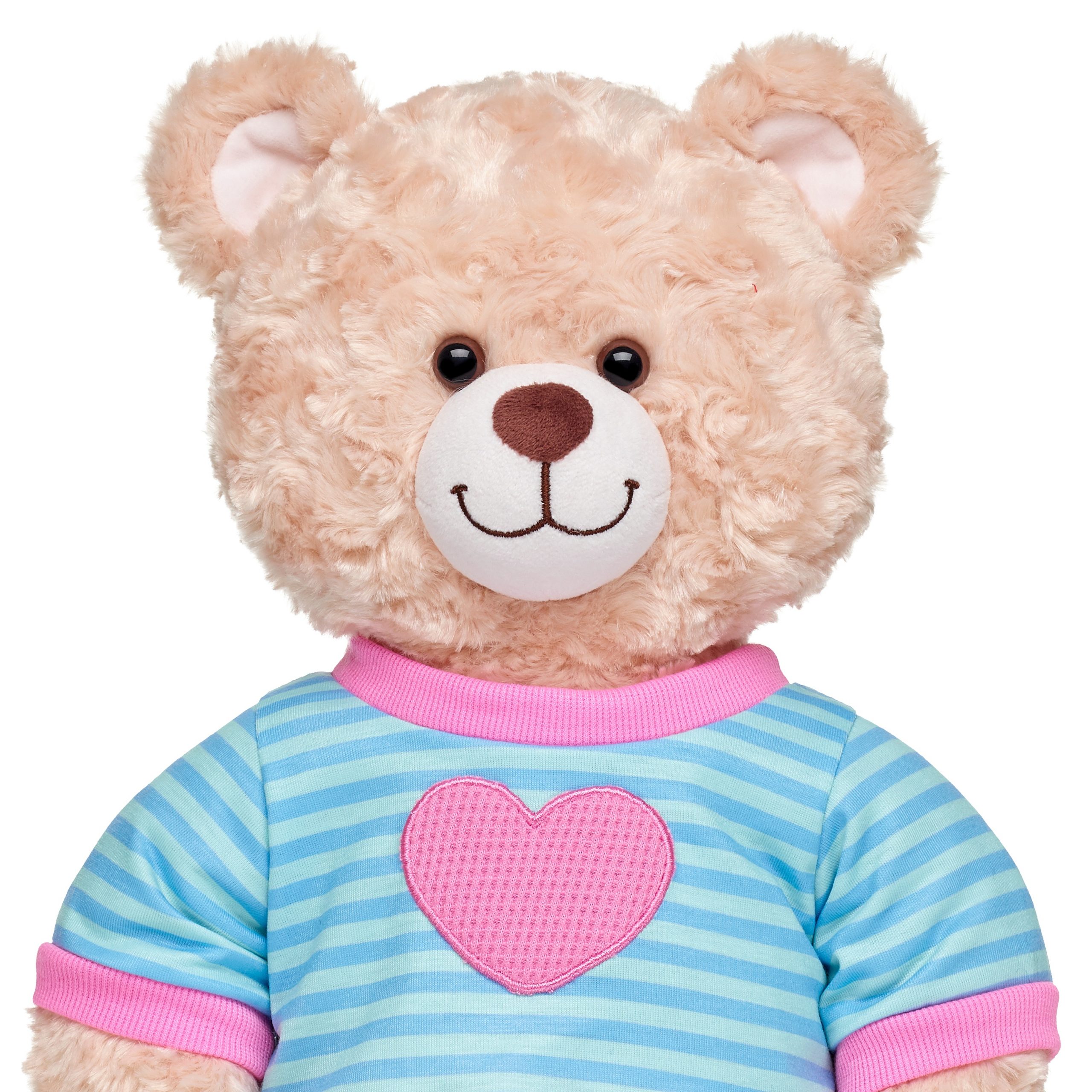 BUILD-A-BEAR Clothes stripe heart long sleeve tee - Image 2