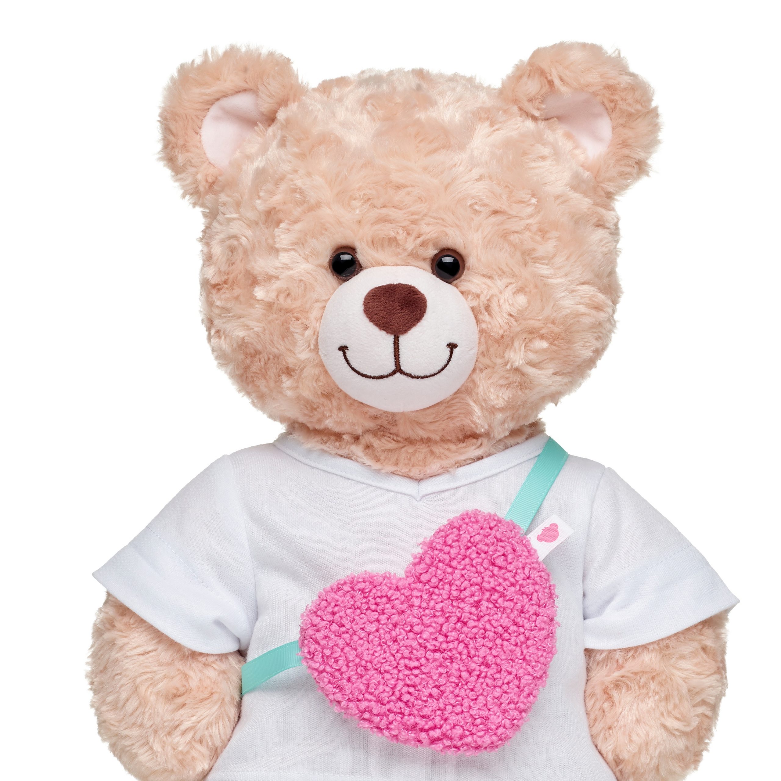 BUILD-A-BEAR Accessories pink sherpa crossbody - Image 2