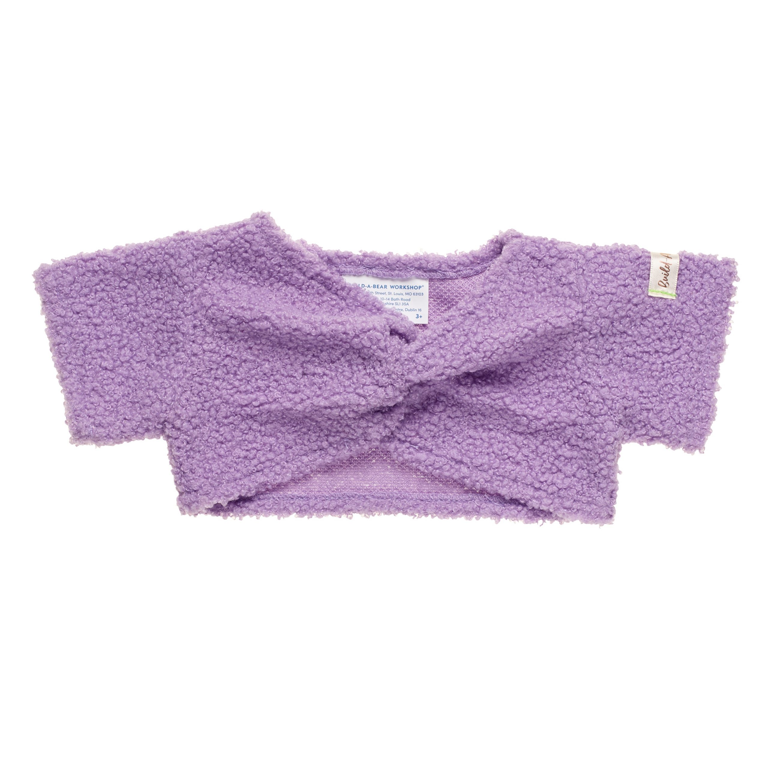 BUILD-A-BEAR Vaatteet sherpa-toppi, violetti