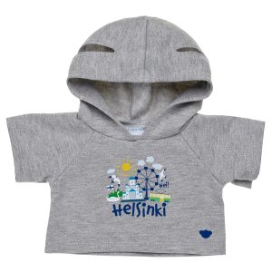BUILD-A-BEAR Heather Gray Helsinki Hoodie