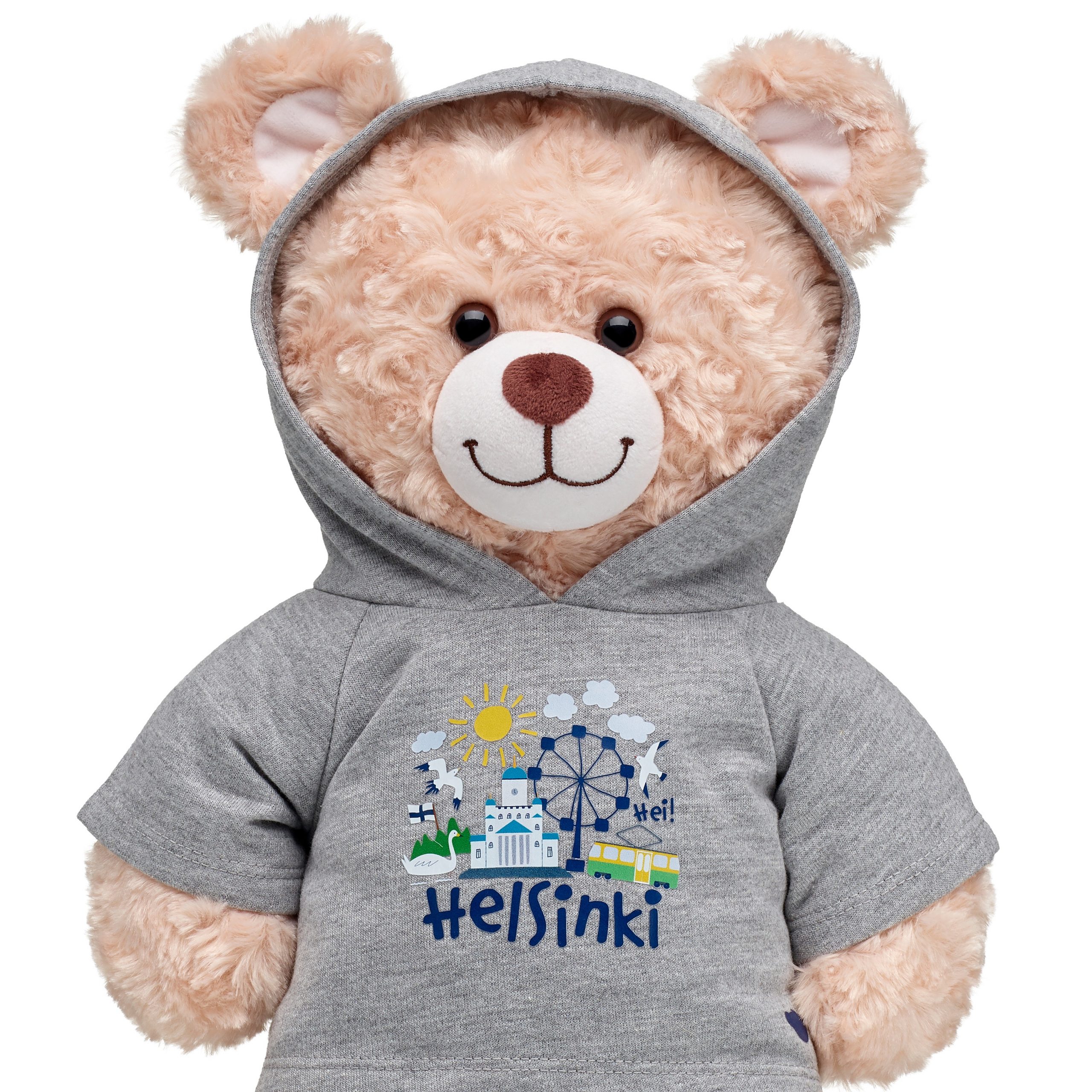 BUILD-A-BEAR Helsinki-huppari, harmaa - Image 2