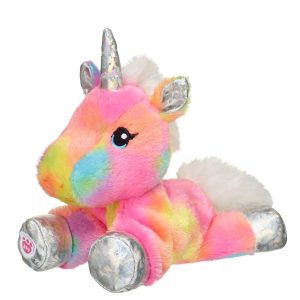 BUILD-A-BEAR Mini Beans® pehmoyksisarvinen, sateenkaaren värinen