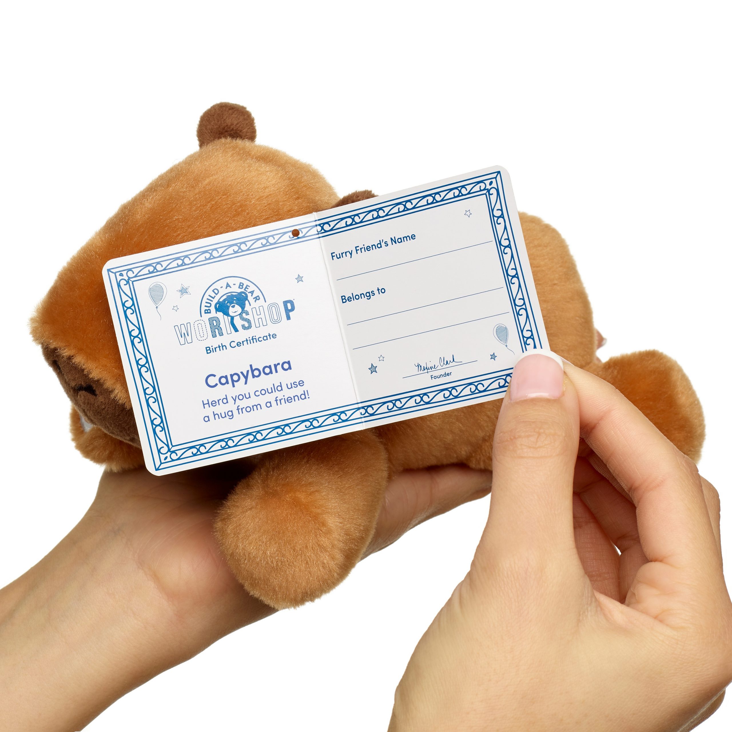 BUILD-A-BEAR Mini Beans® pehmokapybara - Image 2