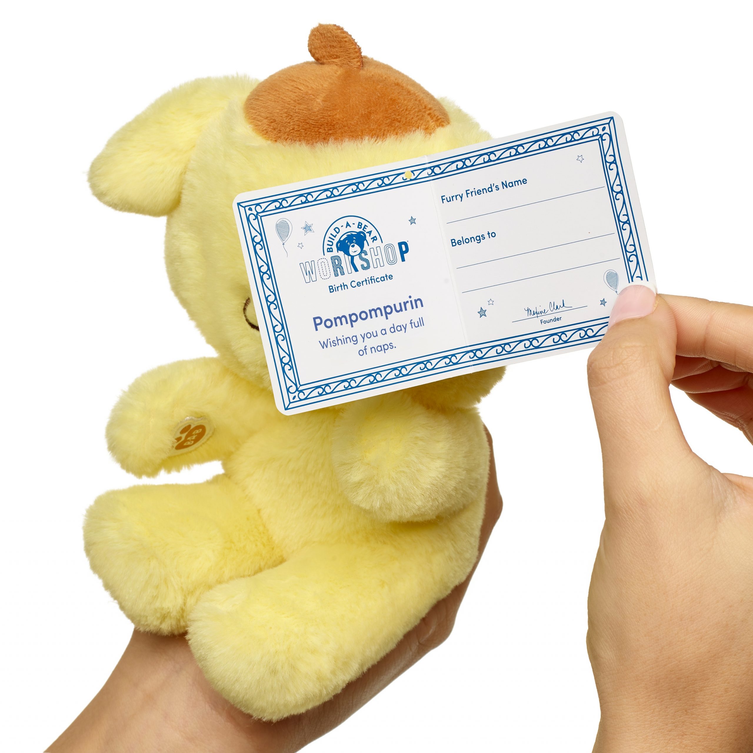 BUILD-A-BEAR HELLO KITTY Mini Beans plush toy Pompompurin - Image 2