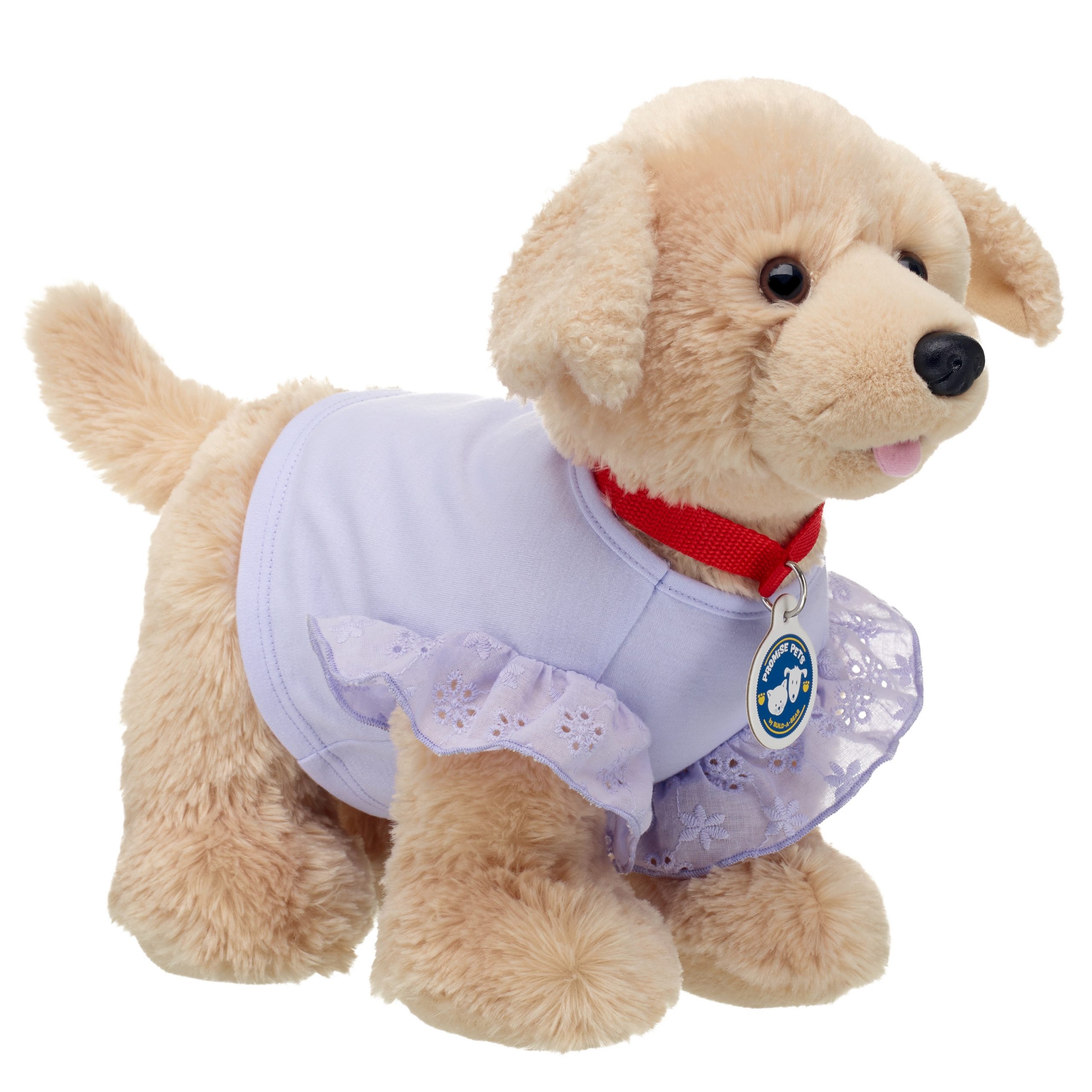 BUILD-A-BEAR clothes 4-leg lavender flutter tank - Image 2