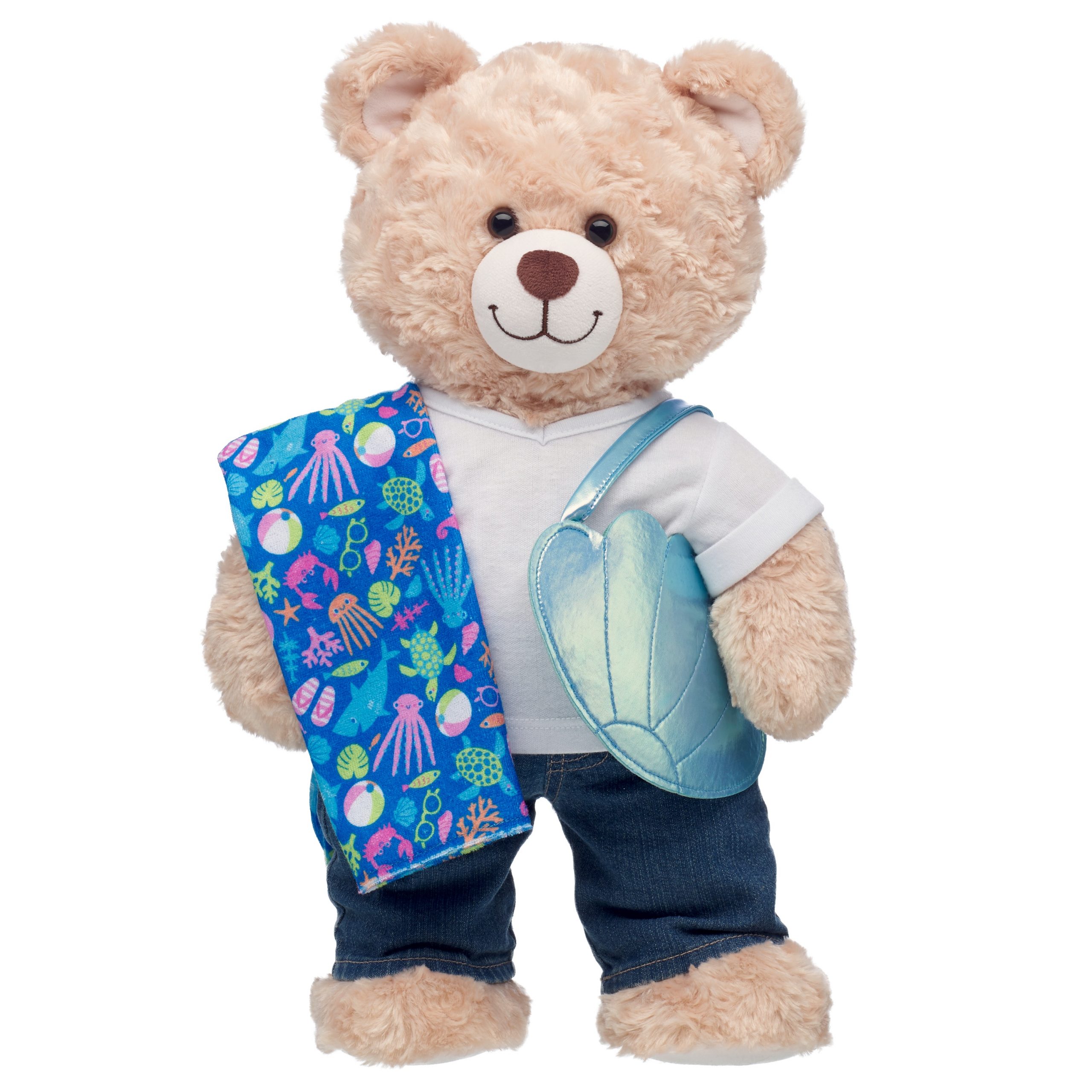 BUILD-A-BEAR Asusteet simpukkakangaskassi ja -pyyhe - Image 2