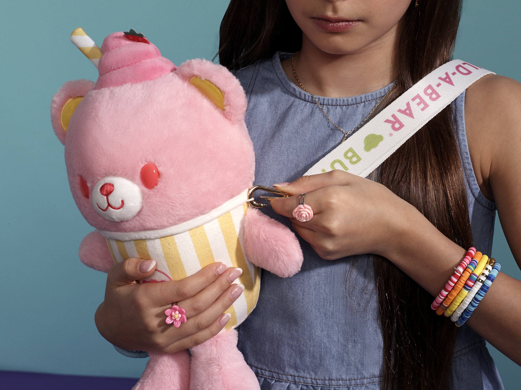 BUILD-A-BEAR Pehmolelu mansikkalimonadi - Image 5