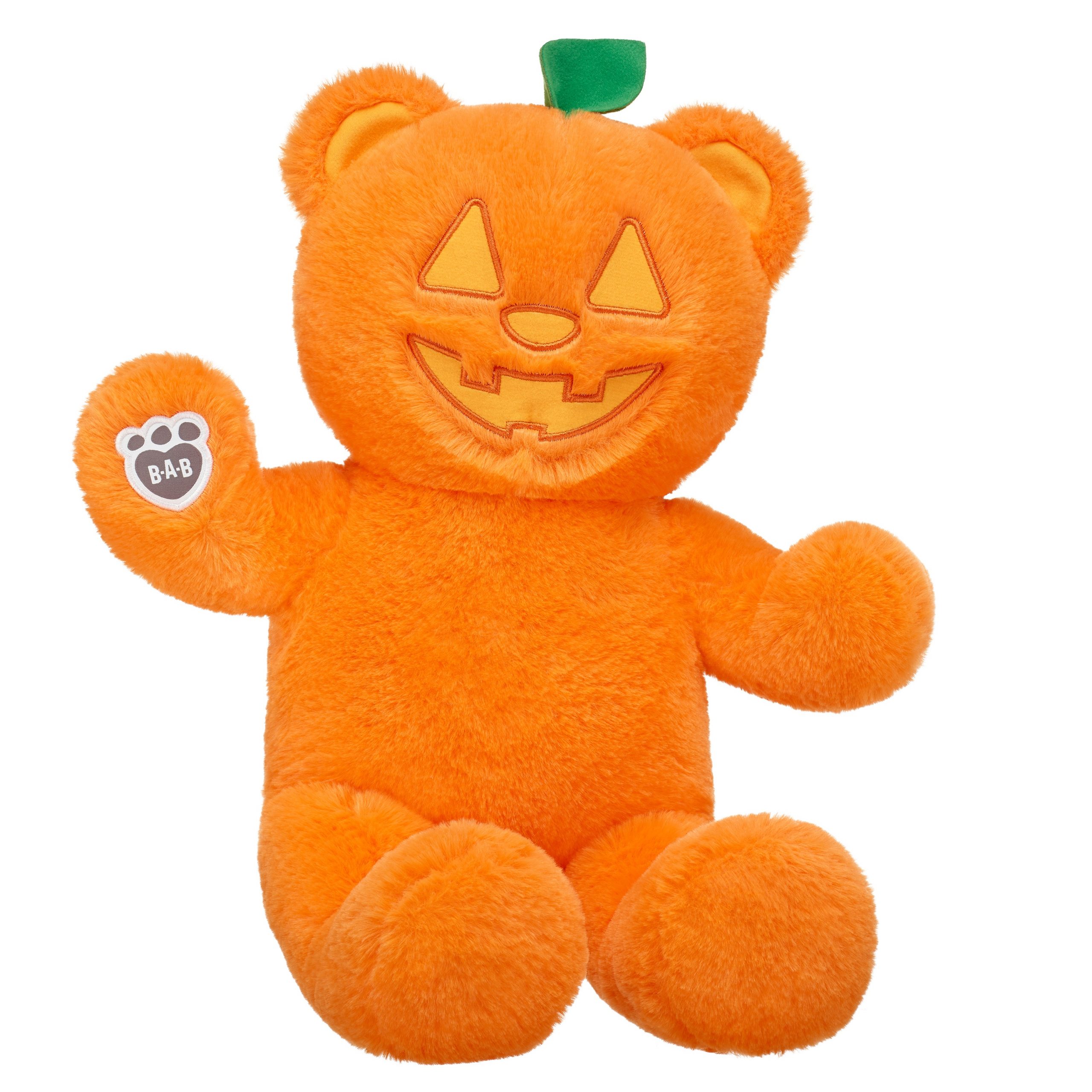 BUILD-A-BEAR Pehmolelu kurpitsa-nalle pimeässä loistava