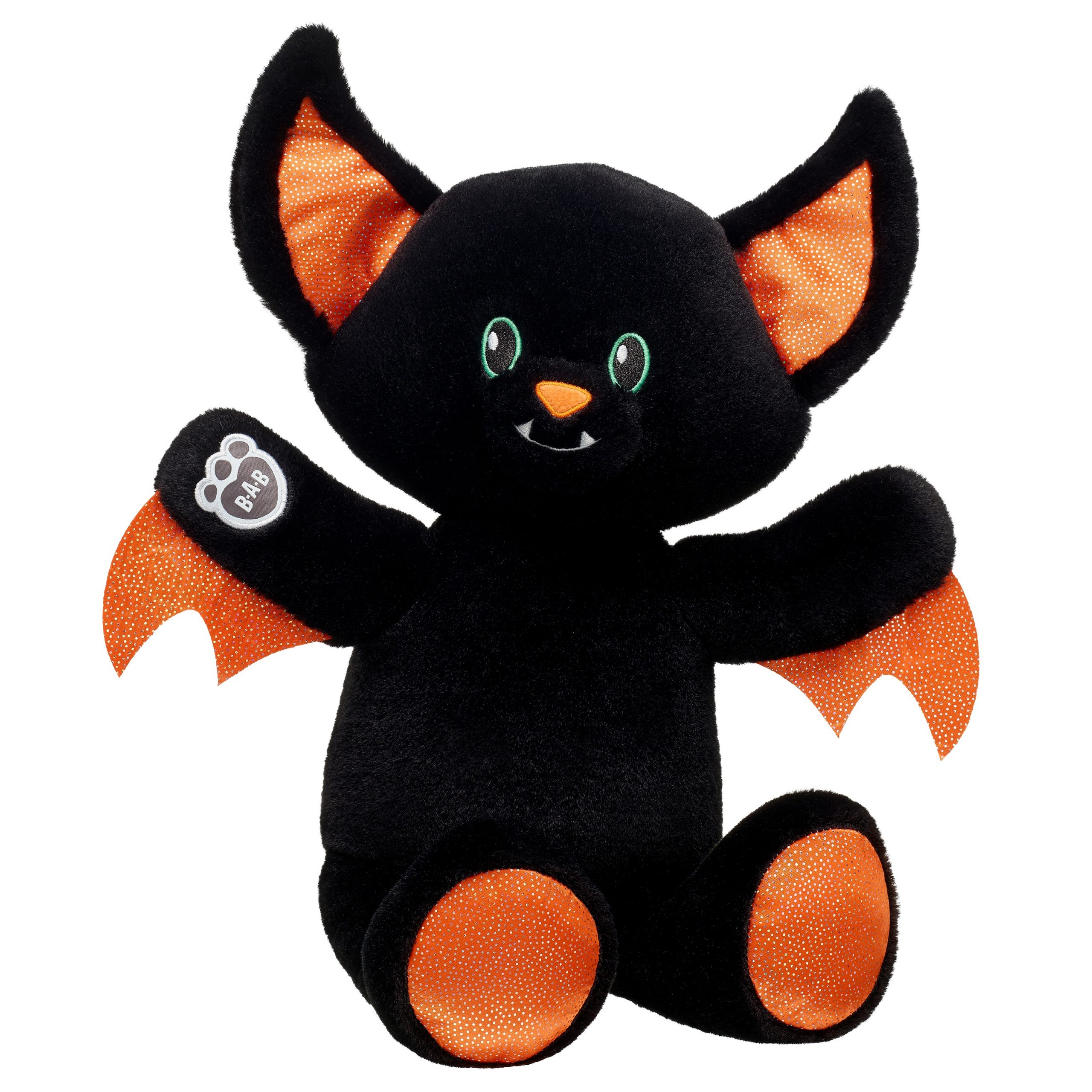BUILD-A-BEAR Pehmolepakko, mustaoranssi