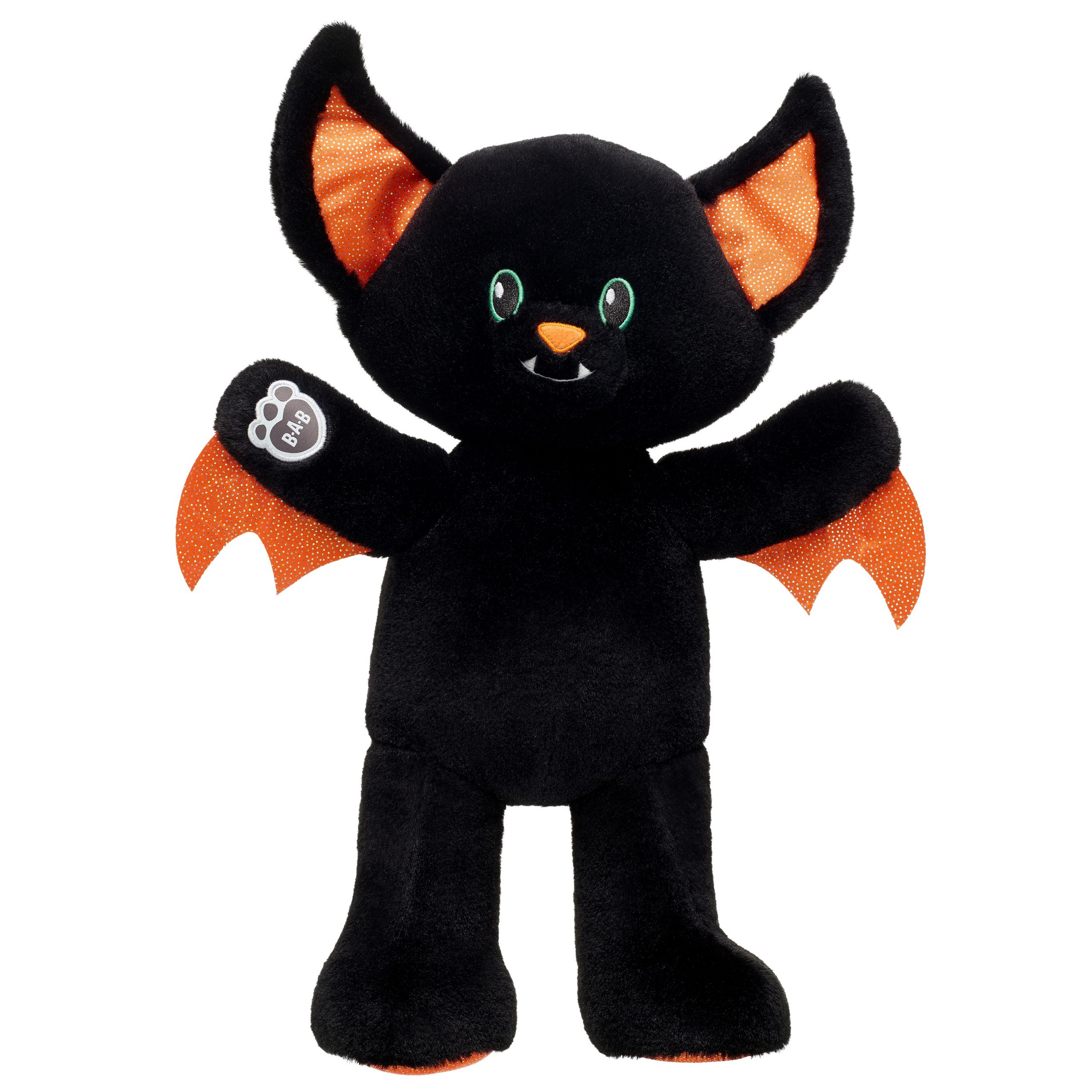 BUILD-A-BEAR Pehmolepakko, mustaoranssi - Image 2