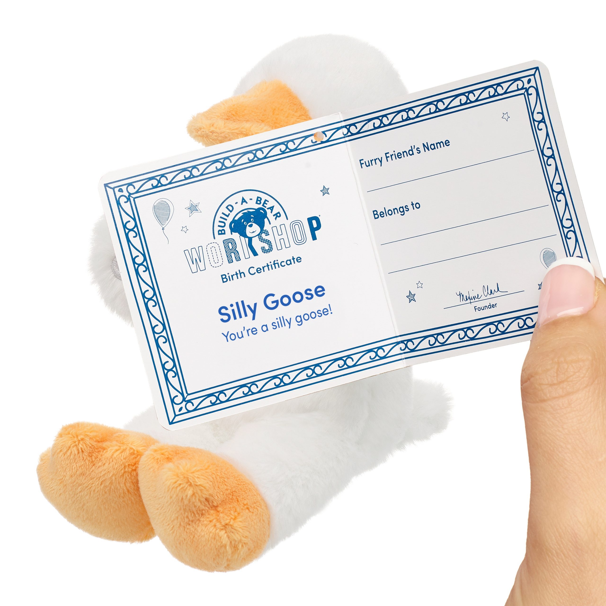 BUILD-A-BEAR Mini beans Pehmolelu Hupsu hanhi - Image 4